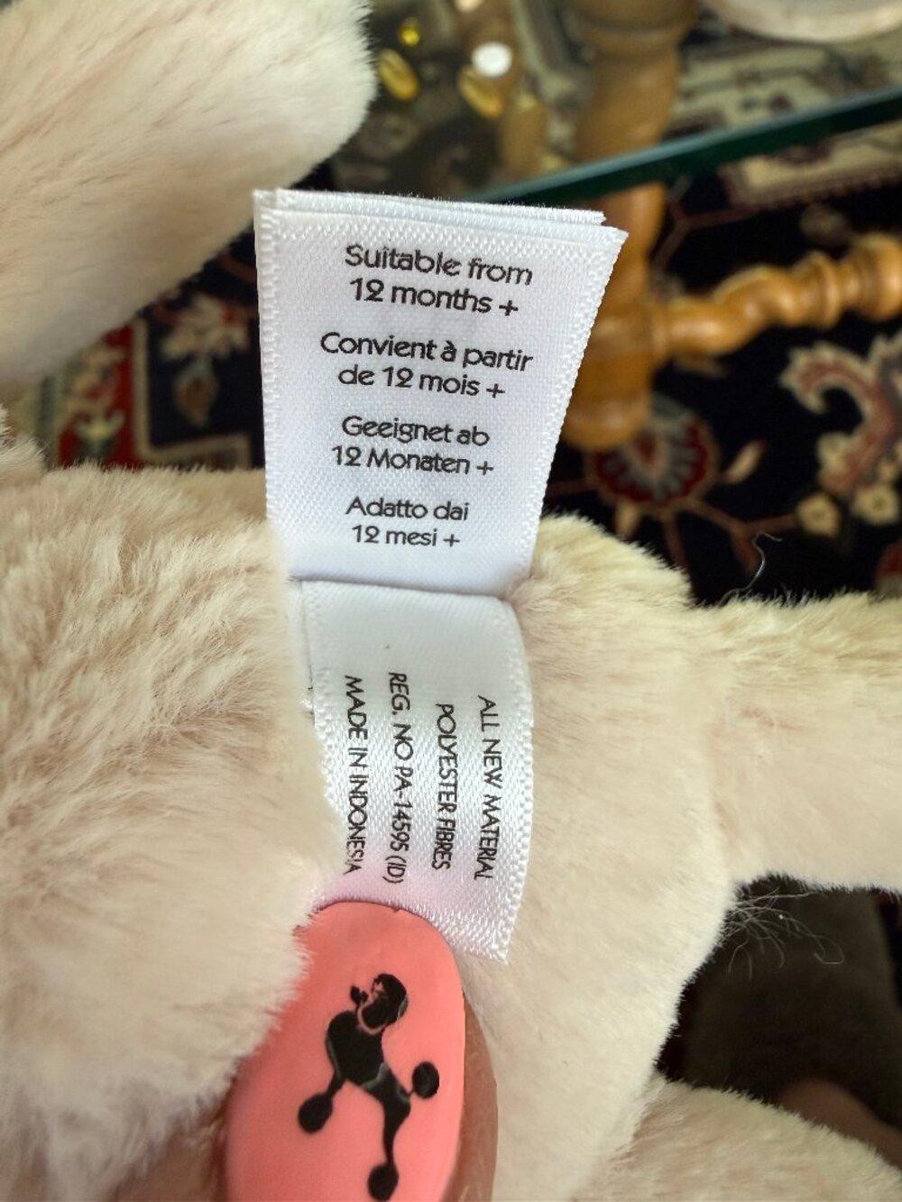 *BRAND NEW* Jellycat Smudge Rabbit Bag Charm - Picture 7 of 8